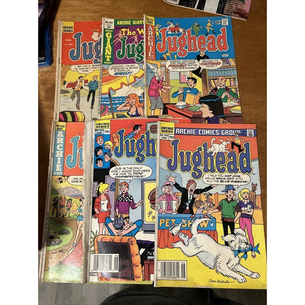 Jughead Archie Comics Lot‎ Of 6 1970s